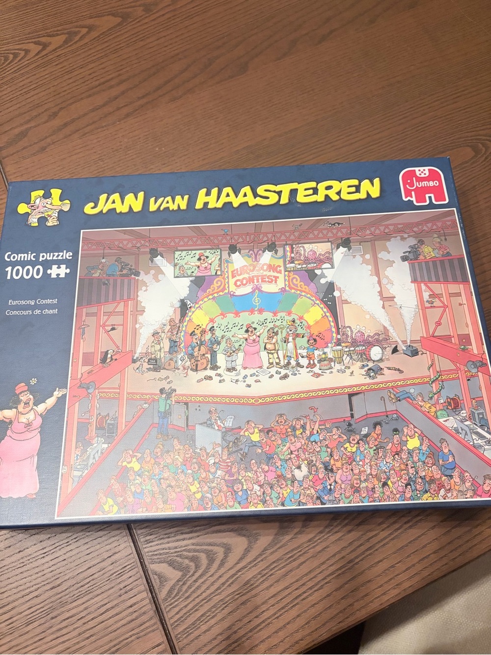Jan Van Haasteren Euro Song Contest 1000 Piece Comic Puzzle Complete